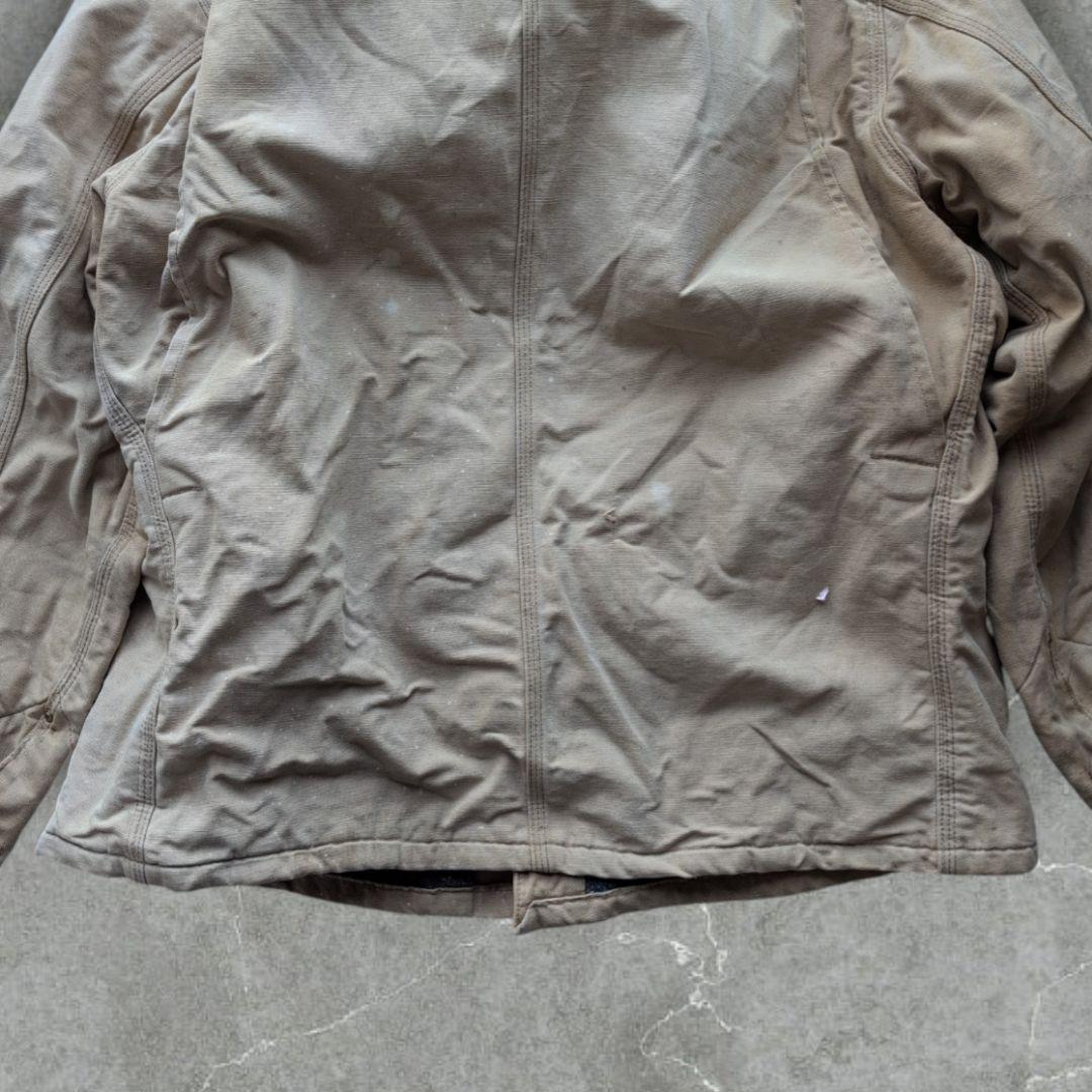 g*i様 カーハート　ダック生地　チョアコート　鬼フェード　L位　ブラウン　US