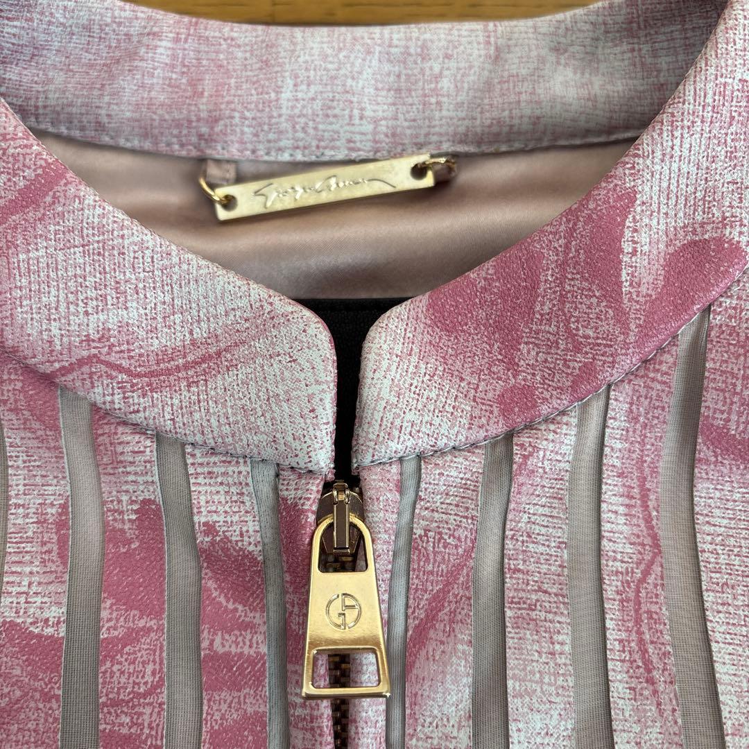 GIORGIO ARMANI レザーブルゾン　M