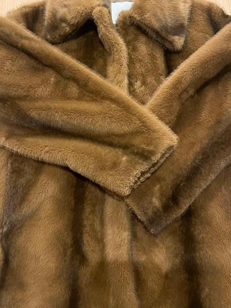 SLY ファーコート　F／FUR FRONT HOOK コート