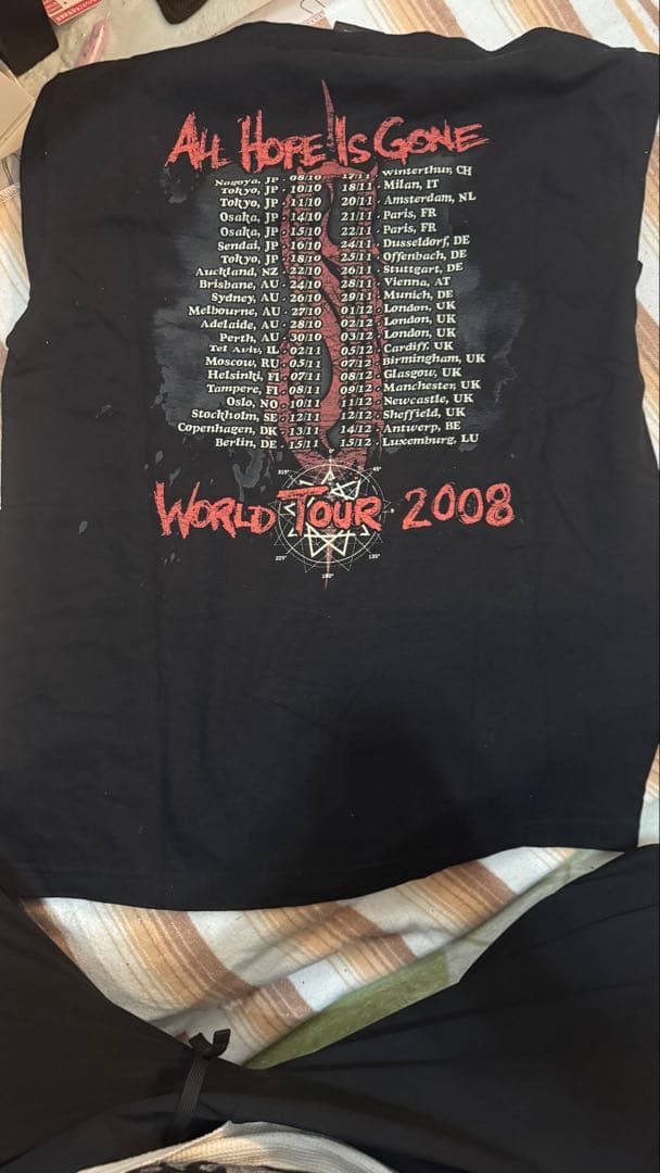 slipknot2008年ツアーTシャツ3枚セット