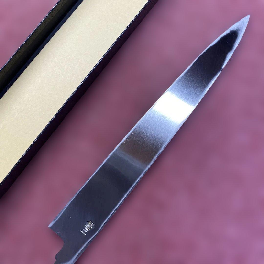 銀三　柳刃包丁　240㎜ 8寸 柄無し