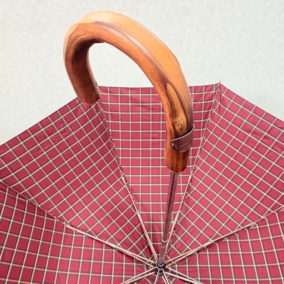 美品　トラディショナルウェザーウェア　晴雨兼用折りたたみ傘　チェック柄