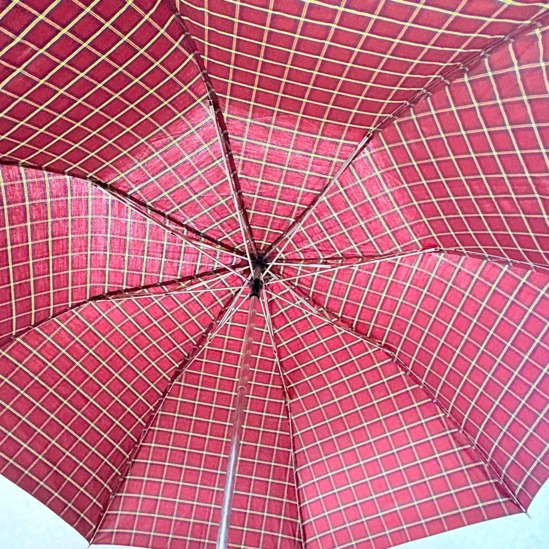 美品　トラディショナルウェザーウェア　晴雨兼用折りたたみ傘　チェック柄
