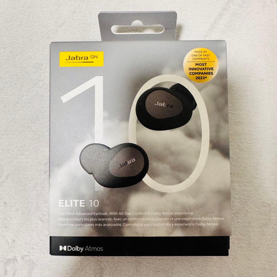 Jabra Elite 10 ワイヤレスイヤホン チタニウムブラック