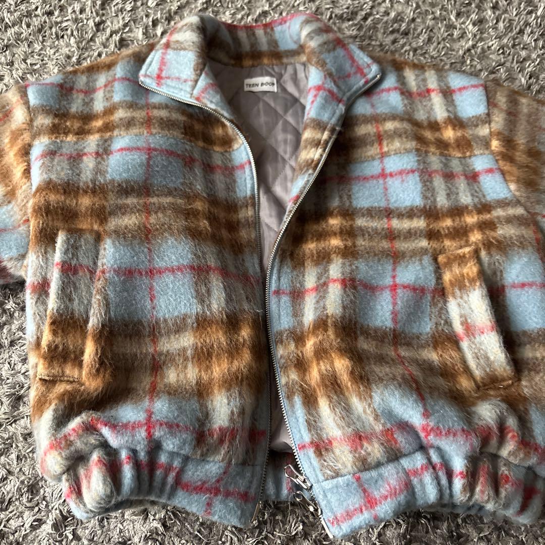 teen boopシャギーブルゾン