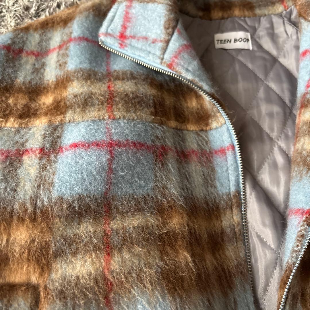 teen boopシャギーブルゾン