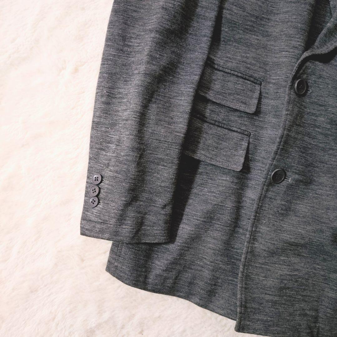 美品 Theory ダブル テーラードジャケット ストレッチ 40 グレー