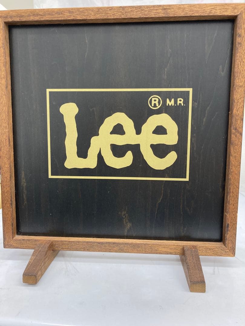 【激レア】Lee Riders 木製フレーム　ディスプレイ　看板　アンティーク