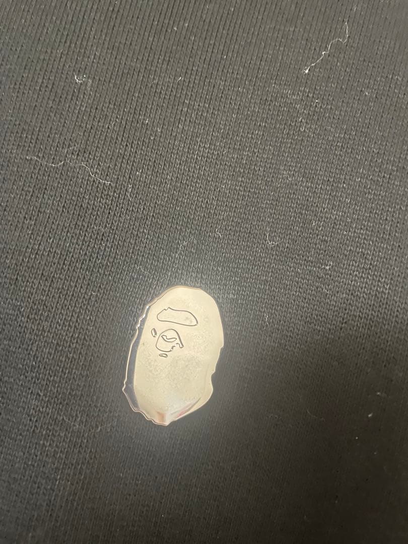 A BATHING APE ブラック パーカー