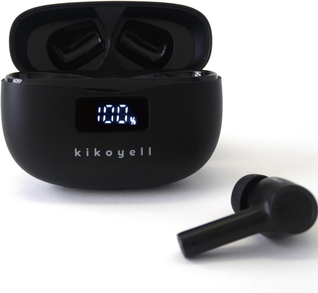 きこエール 集音器 ワイヤレスイヤホン 8段階調整 ブラック