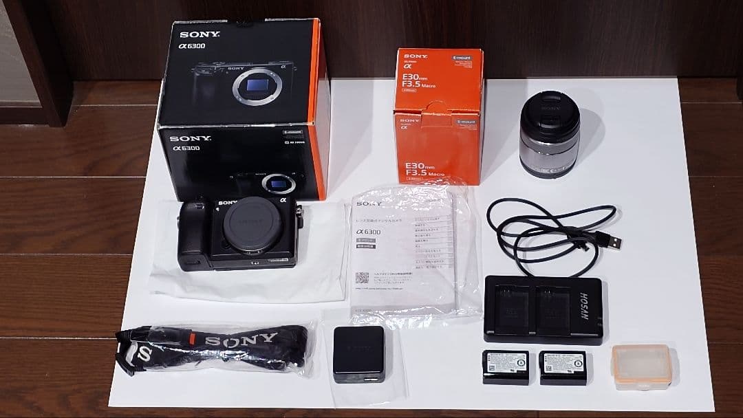 最終値下げSONY α6300 本体とマクロレンズセット