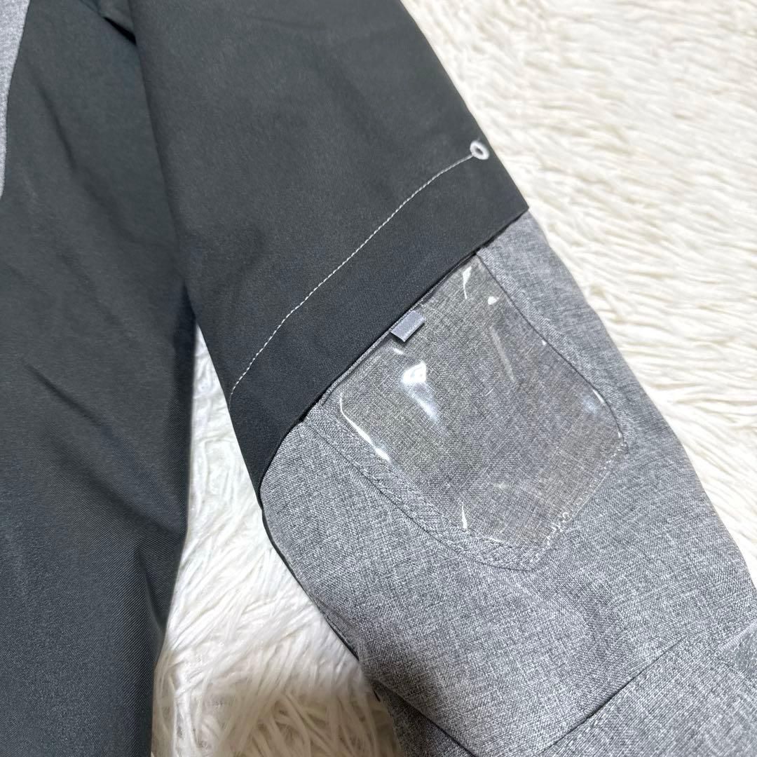 DESCENTEデサントスキーウエア ジュニア 上下 セット　グレー　グローブ付