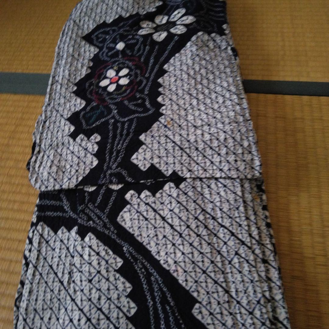 有松絞りリメイク　ワンピース　セットアップ上下