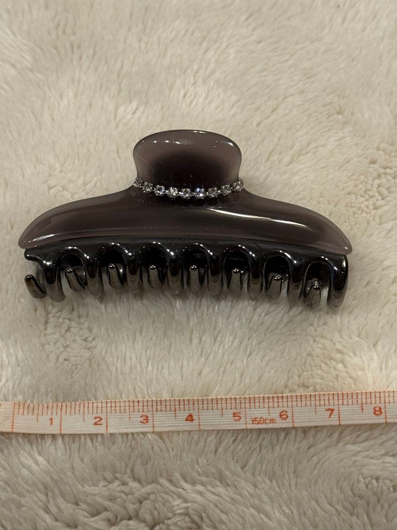 accaラインストーン付ヘアクリップ