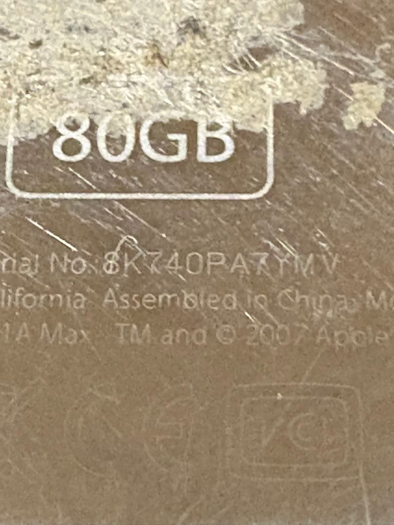 Apple iPod Classic ブラック 80GB