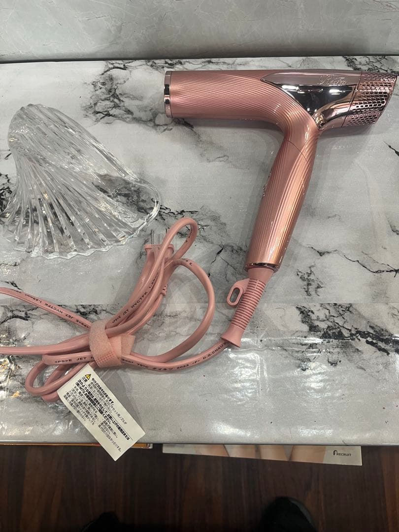 ReFa ヘアドライヤー ピンク 専用台座付き