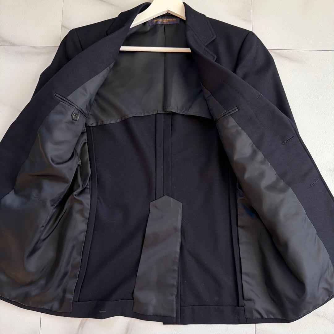 美品 BROOKS BROTHERS 紺ブレ 金ボタン テーラード ジャケット