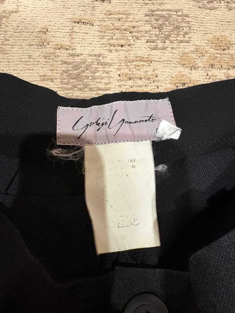 ゆ*ゆ様 Yohji Yamamoto 黒 ワイドパンツ