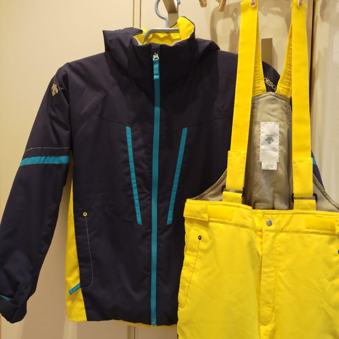 中古　DESCENTE スキーウェア 上下セット 160