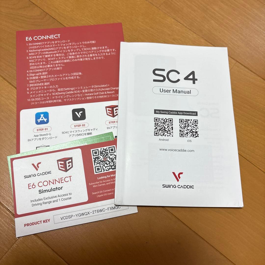 SWING CADDIE SC4 別売ケース付き