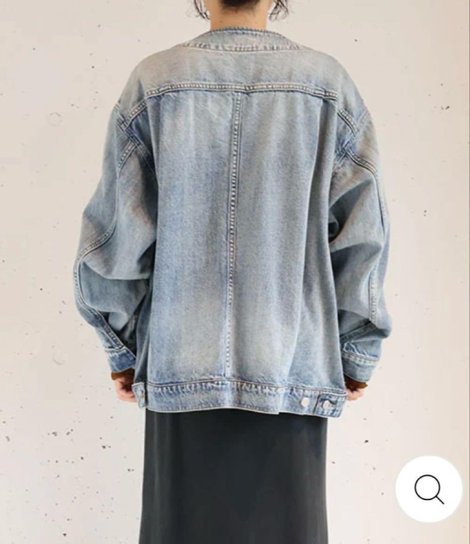 【新品未使用】カフネ　cafune Ｖネックデニムジャケット　Gジャン