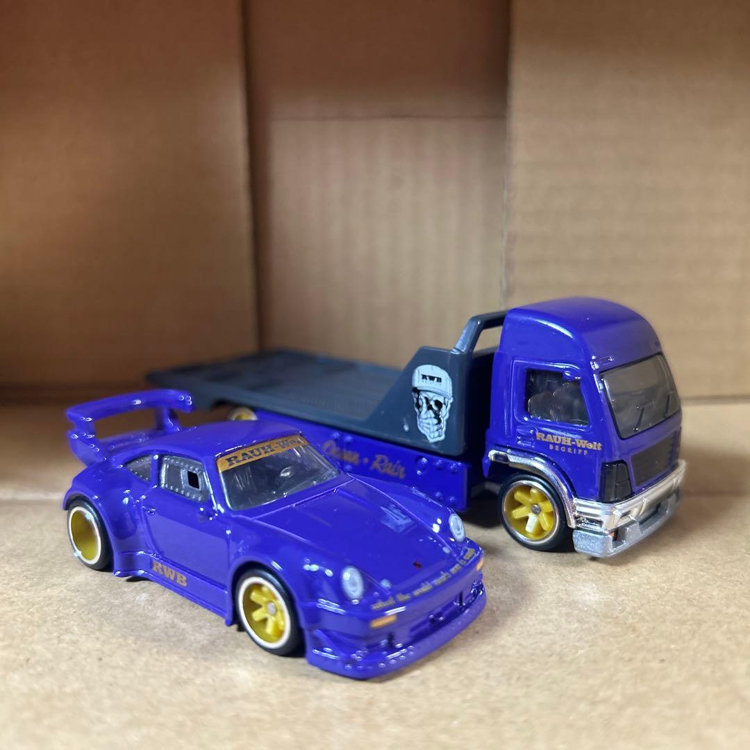 ホットウィール　1/64 RWB ポルシェ　930 トランスポート