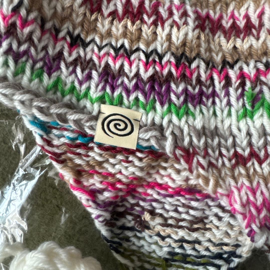 帽子 SOL soonerorlaterHAND-KNITTED FLIGHT CAP