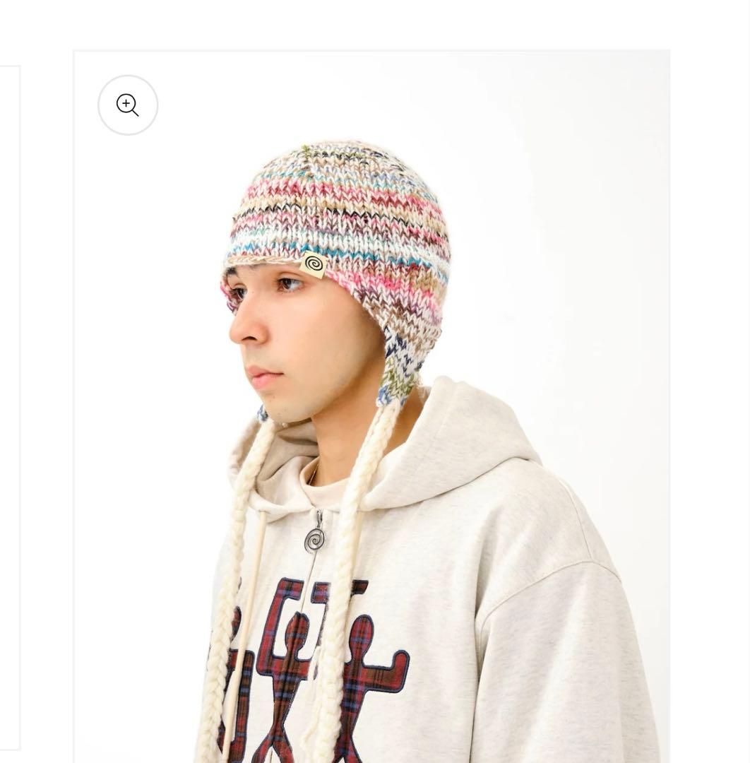 帽子 SOL soonerorlaterHAND-KNITTED FLIGHT CAP