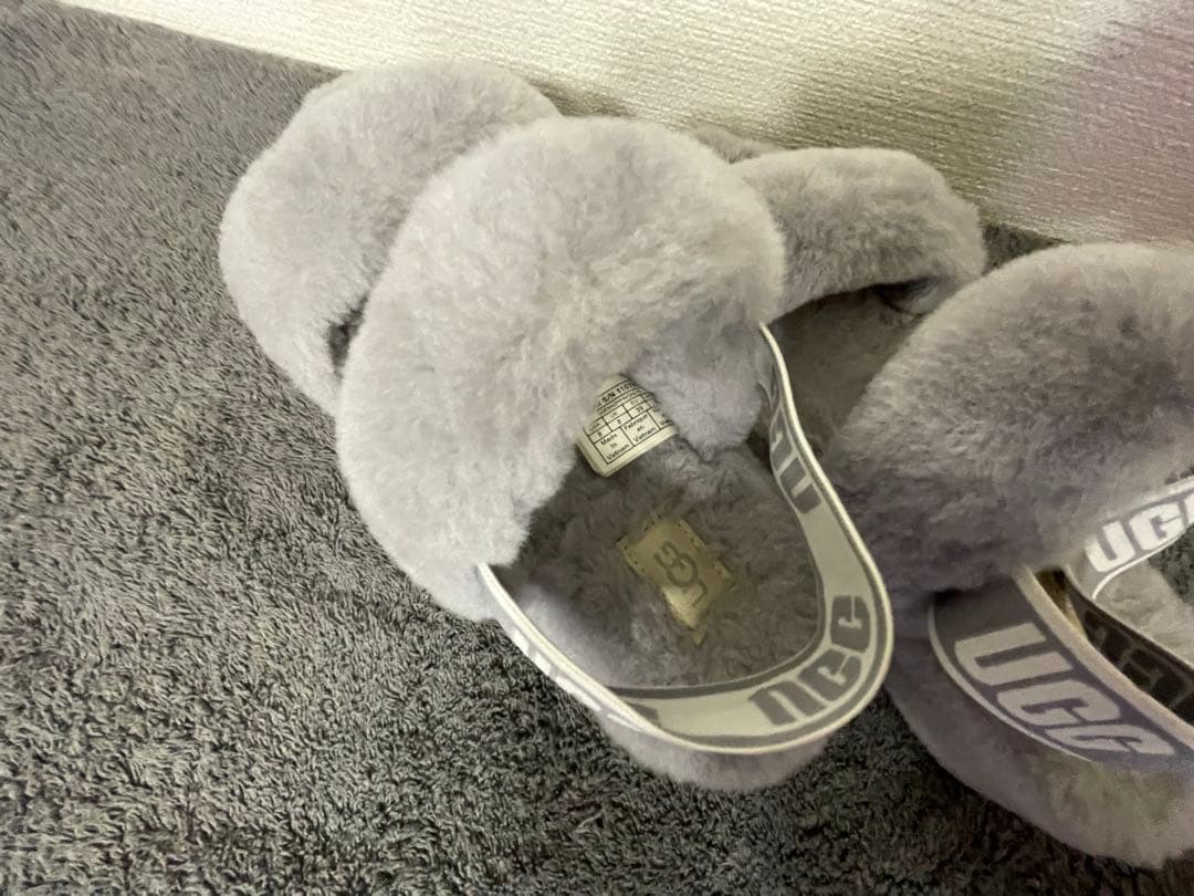 のん UGG アグ サンダル OH YEAH 2足セット黒/グレー