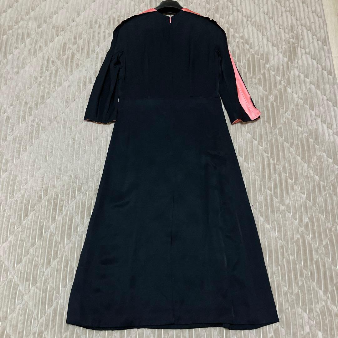 マルニ　ワンピース　ブラック　ピンク