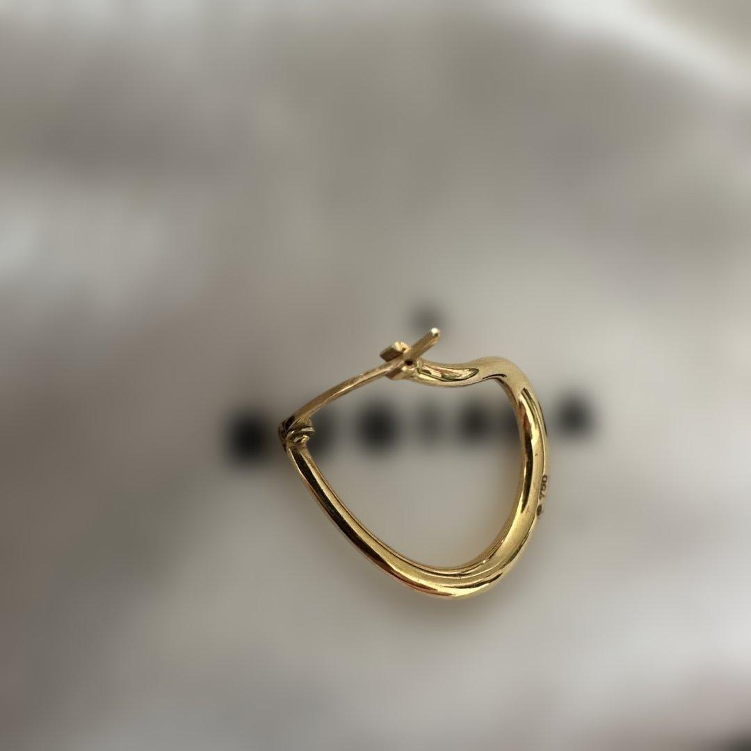 ルジアダ K18 フープピアス（大きいほうのサイズ）片耳用