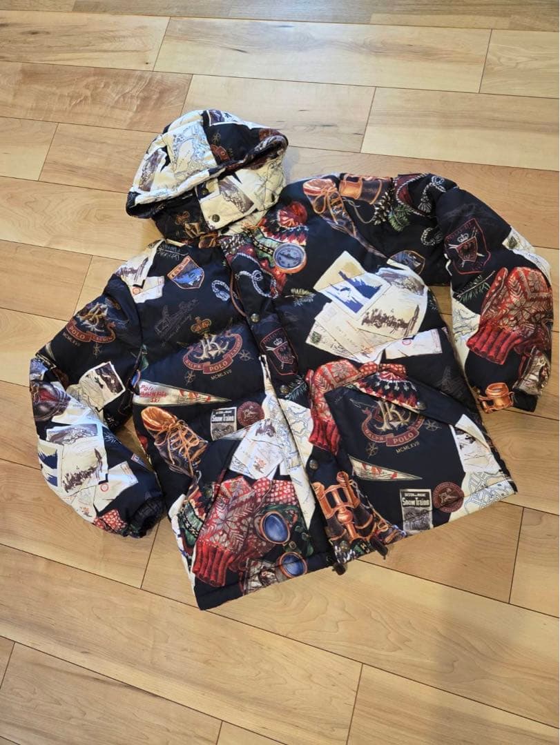 Ralph Lauren 総柄 プリント ダウンジャケット
