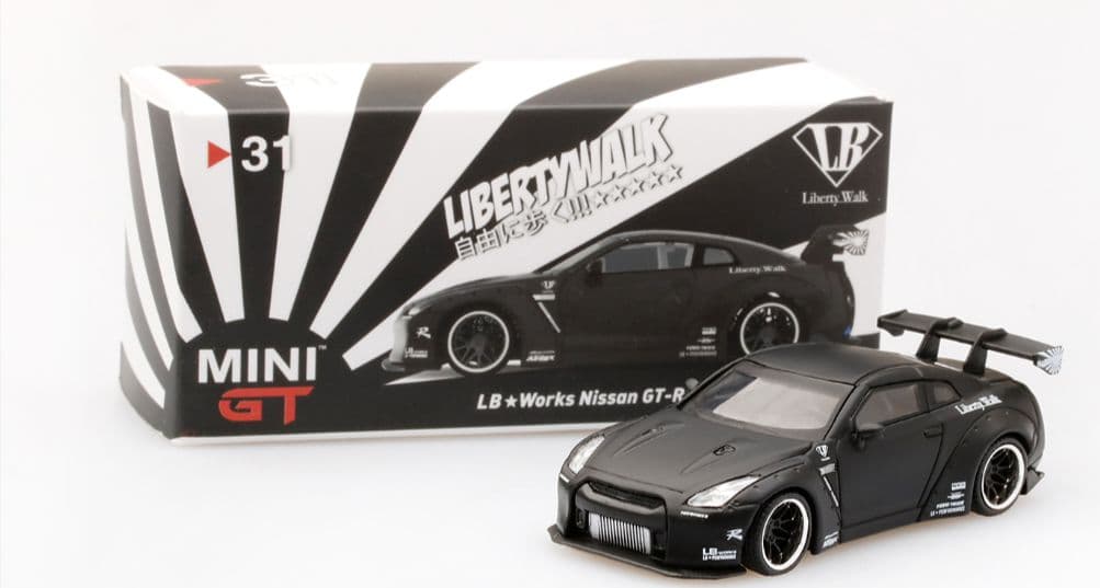 1/64 MINI GT 31 LB WORKS GT-R 開封済