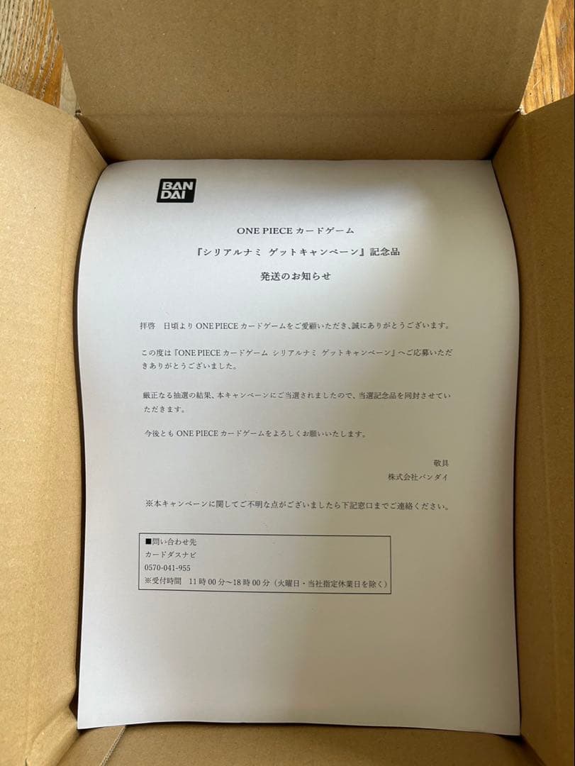 【未開封】シリアルナミ 1200枚限定 エッグヘッド プロモ