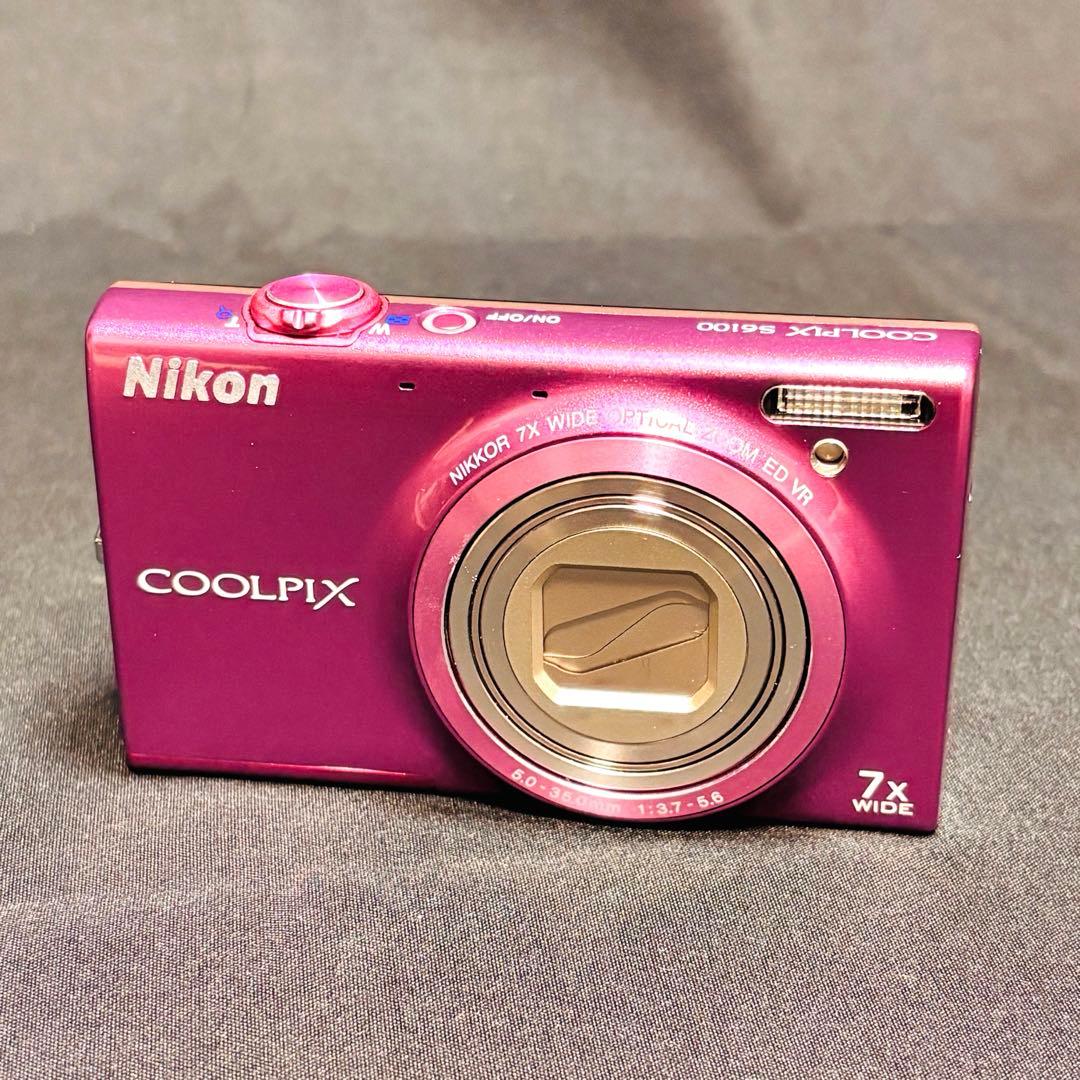 「美品」ニコン Nikon クールピクス COOLPIX S6100 ピンク