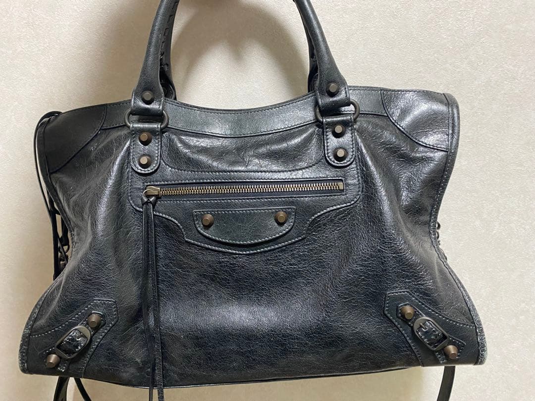 【BALENCIAGA】　LE CITY バッグ　ミディアム