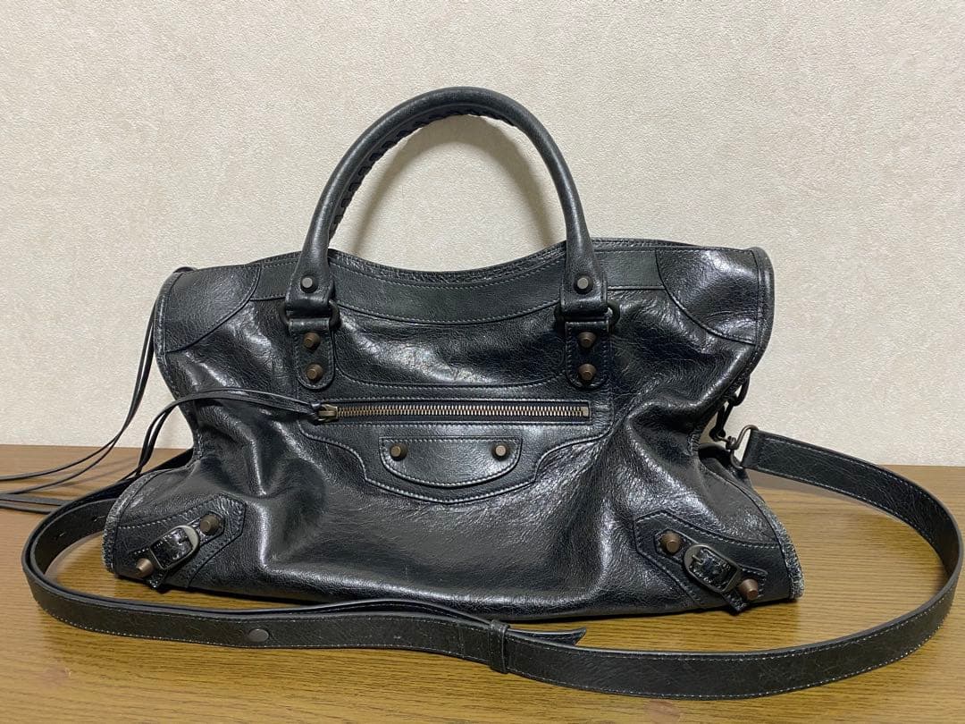 【BALENCIAGA】　LE CITY バッグ　ミディアム