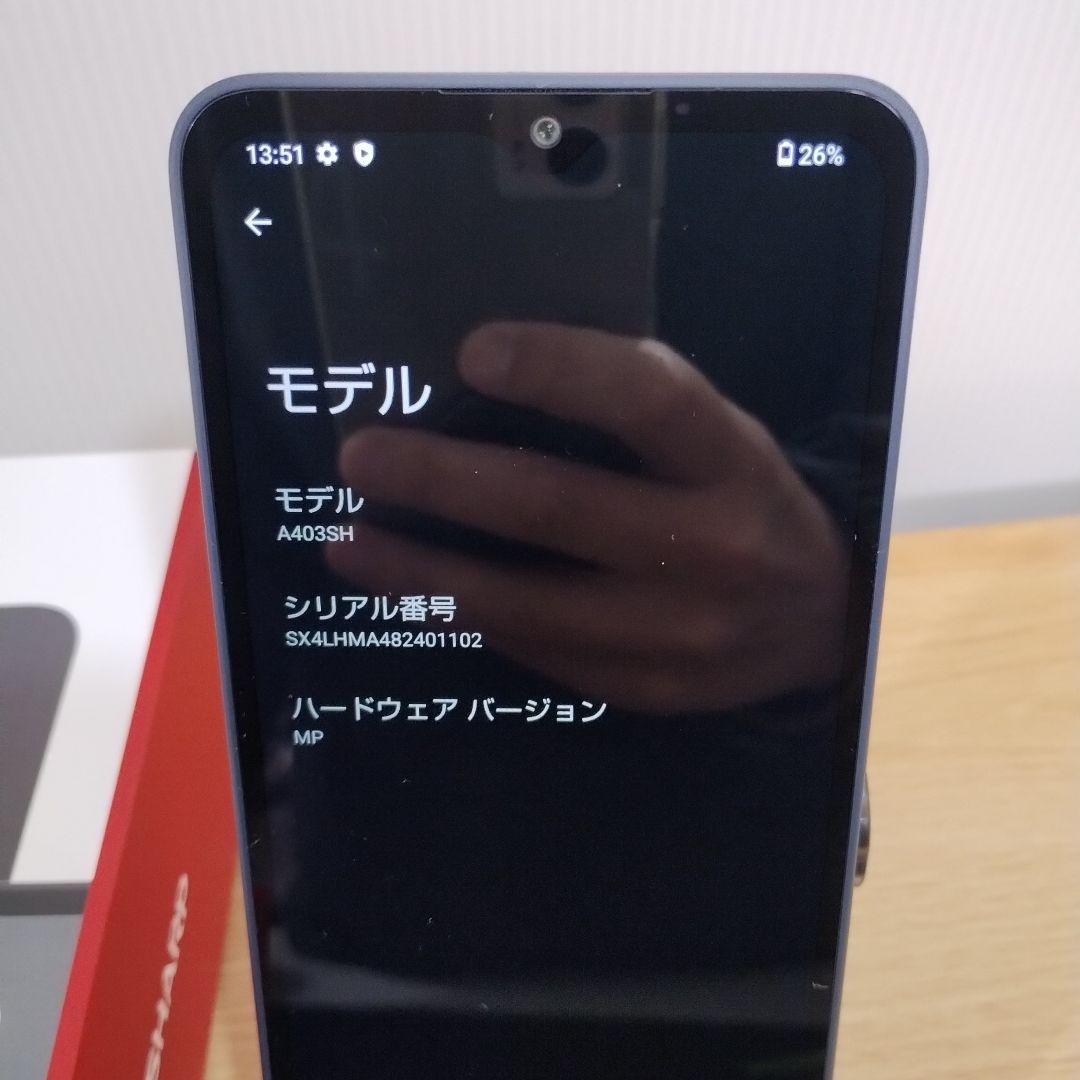 n*）様 スマホ　AQUOS wish 4　バッテリー良好　64GB　A403S