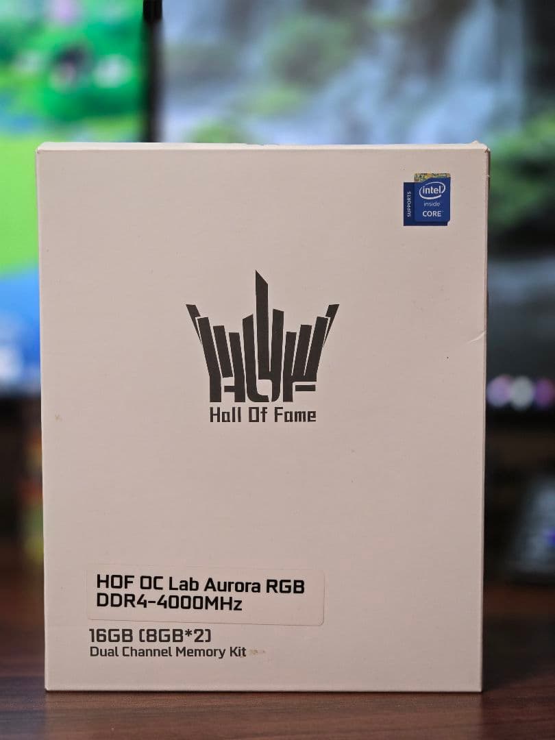 メモリー HOF OC Lab Aurora RGB DDR4 4000MHz 16GB