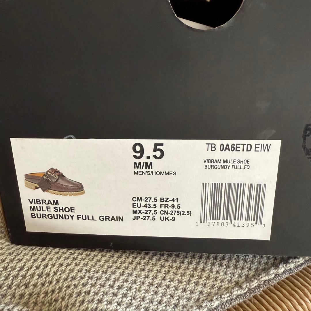 ティンバーランド 3EYE CLASSIC LUG MULE ミュール 27.5