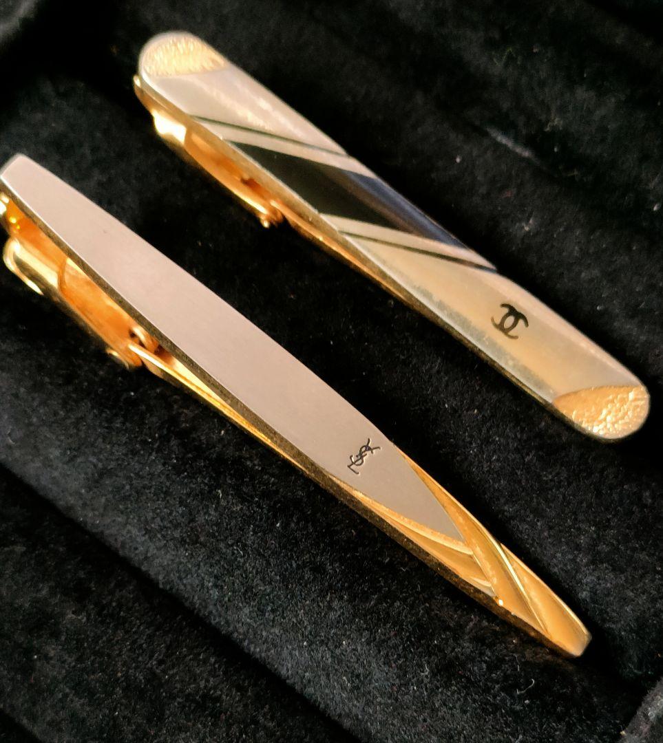 CHANEL YSL dunhill Mila Schön タイピン 6点i70