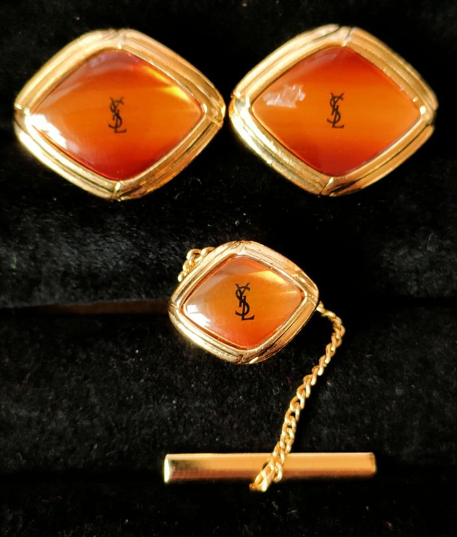 CHANEL YSL dunhill Mila Schön タイピン 6点i70