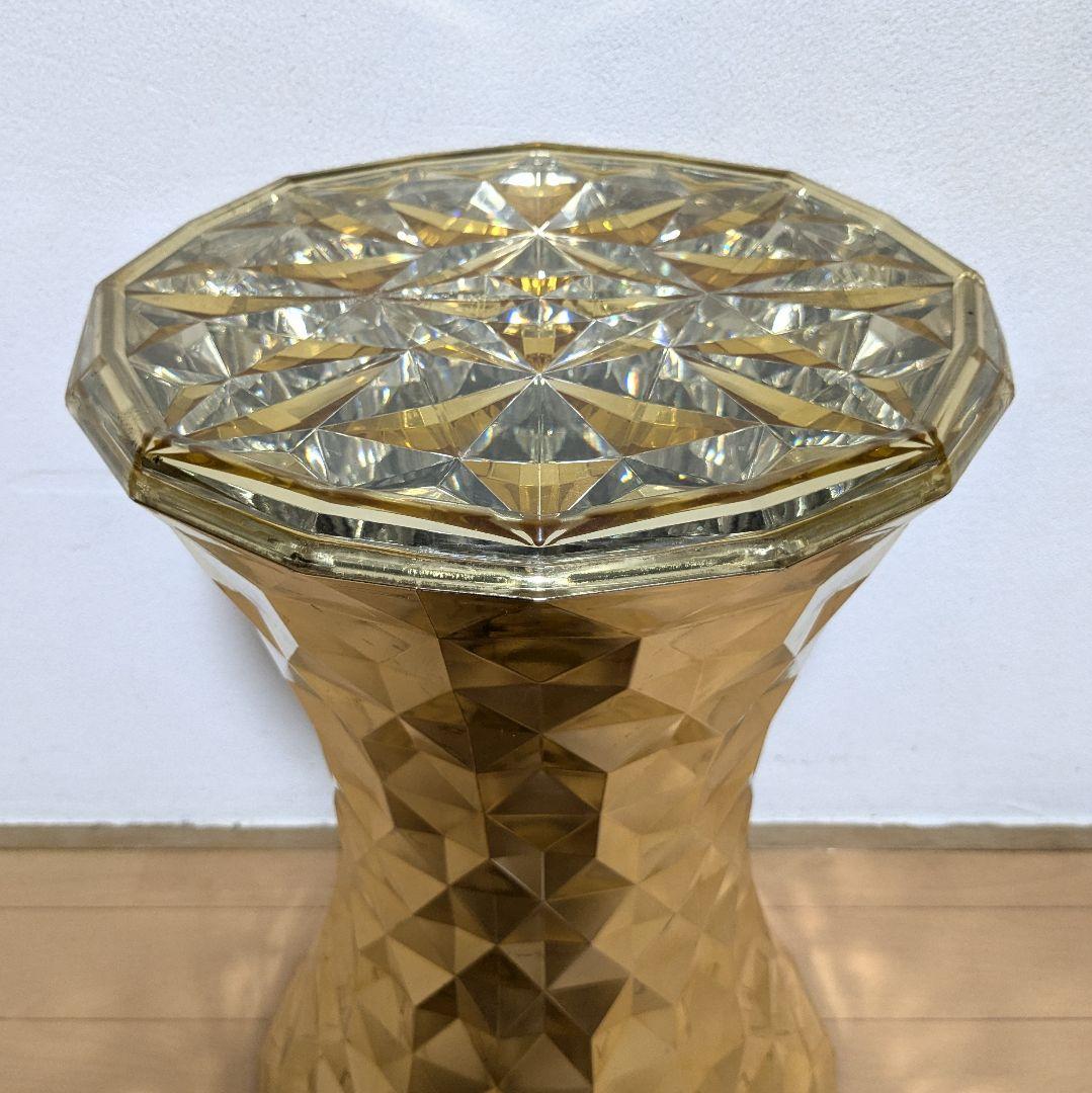 Kartell STONE カルテル ストーン スツール ゴールド ②