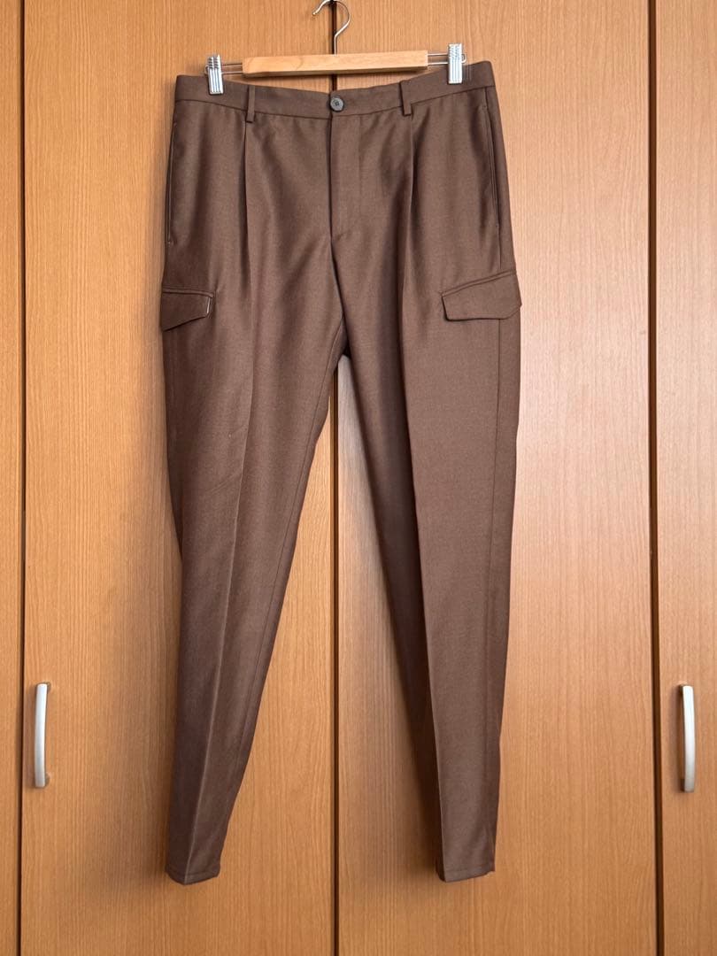 TAGLIATORE / タリアトーレ ウール カーゴパンツ ブラウン 48