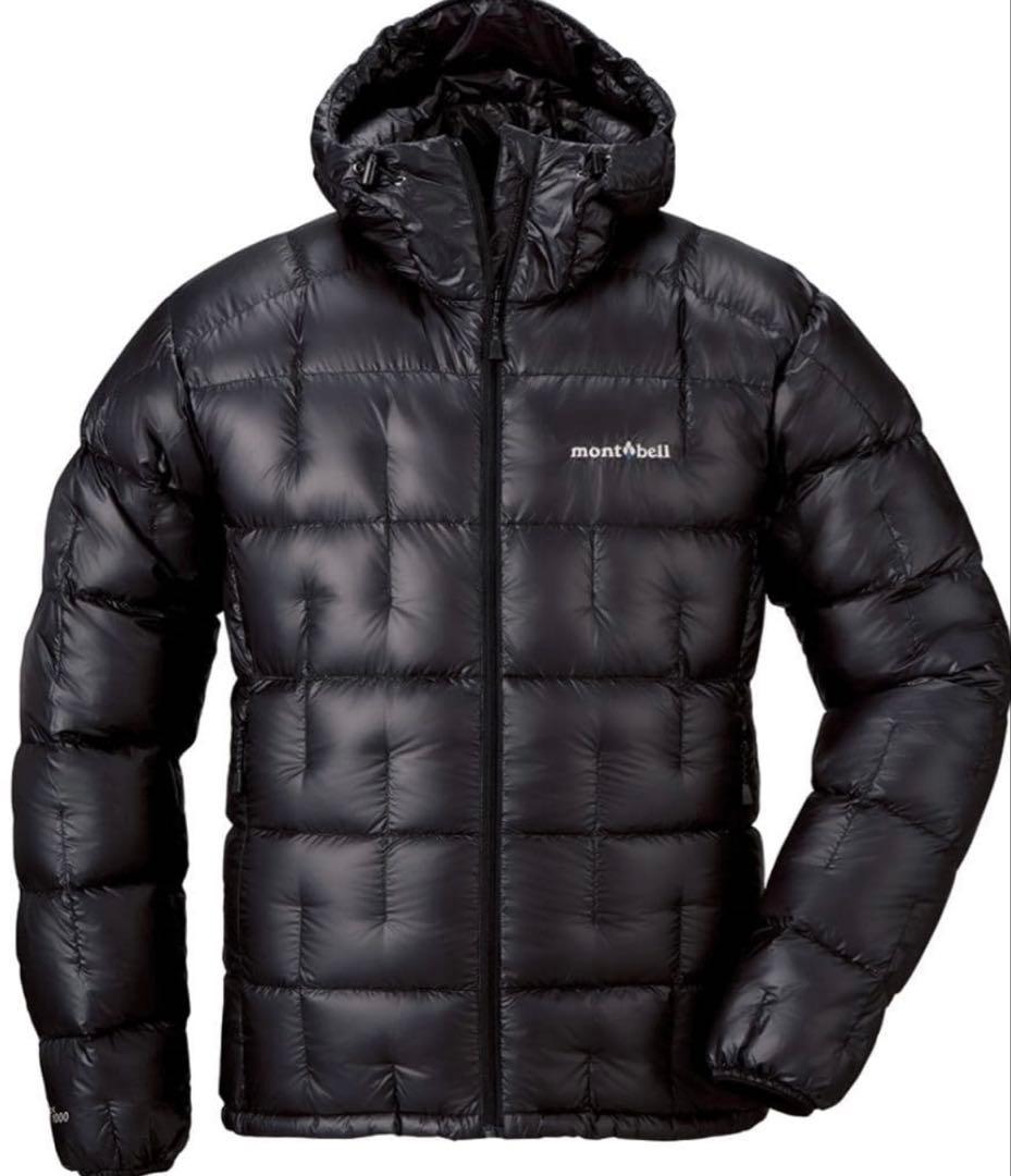極美品モンベルプラズマ1000アルパインダウンパーカ Men'sMブラック