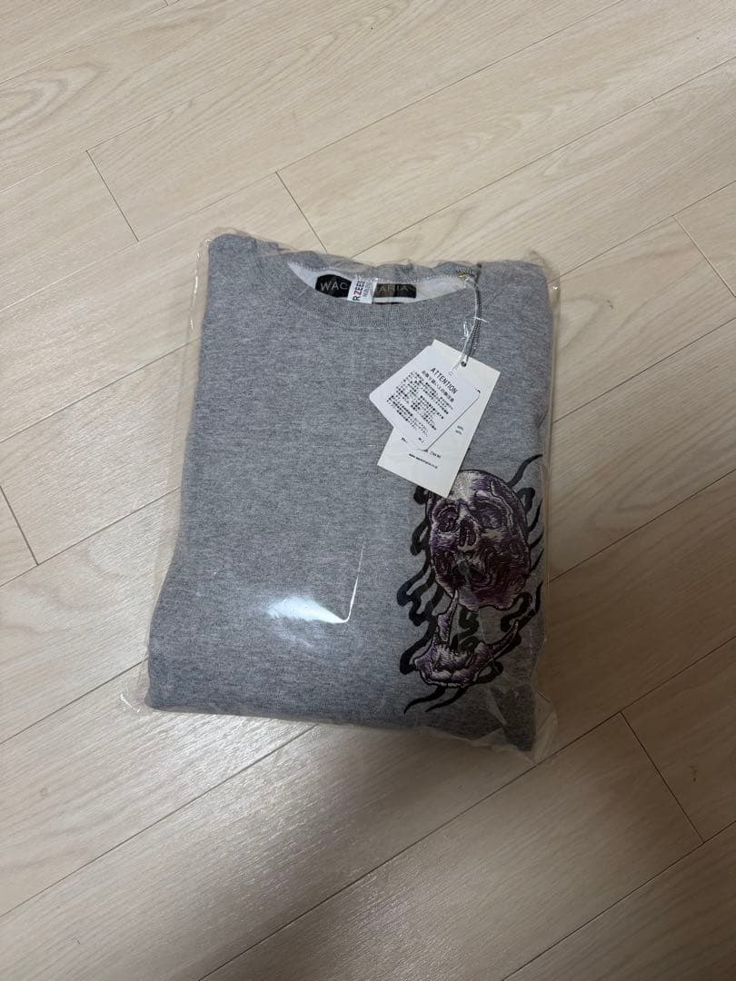 WACKO MARIA スカルプリント トレーナー グレー