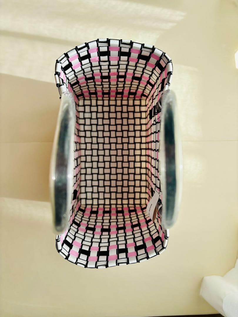 ★MARNI★ マルニ フラワーカフェ ピクニック カゴバッグ リリーホワイト