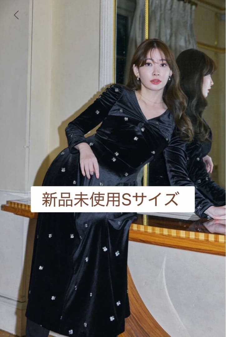 ワンピース Belmont Floral Velour Dress herlipto