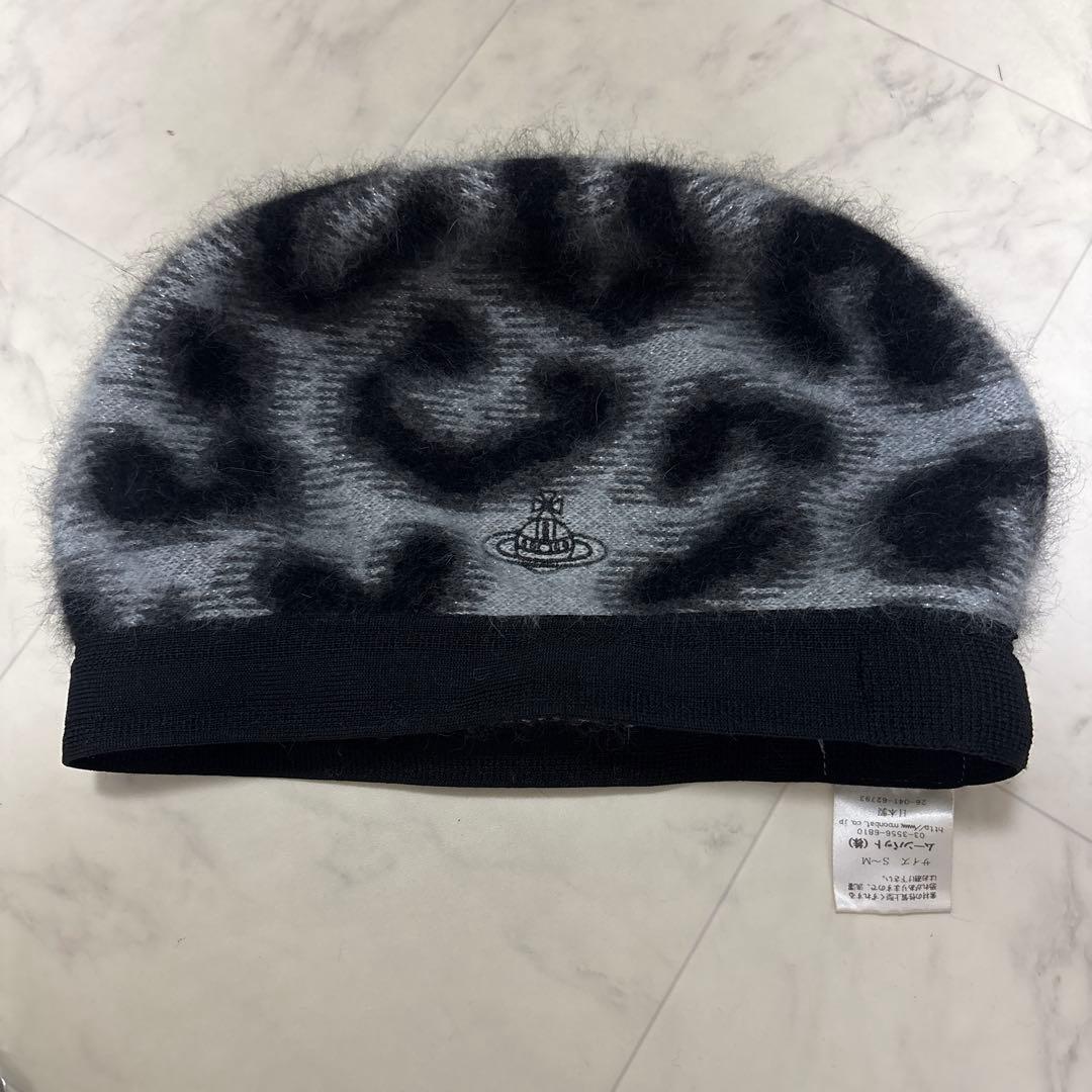 ヴィヴィアンウエストウッド レオパード ベレー帽