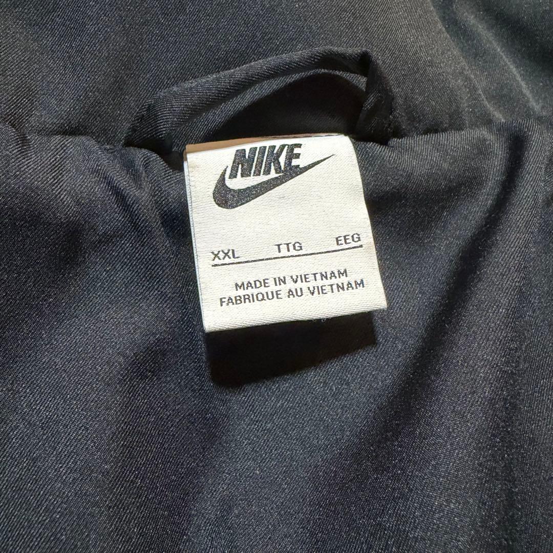 NIKE ナイキ ビッグスウッシュ ボアジャケット 黒 フェイクファー